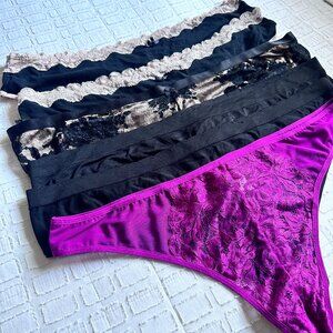 Set of 5 Torrid Size 5 Thong Underwear - New Without Tags
